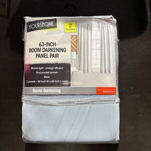 63 inch Room Darkening Curtain Panels